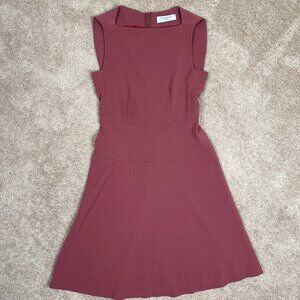 MM LaFleur Dress Womens 6 Terracotta Stretch Comfort Sustainable Travel Minimal